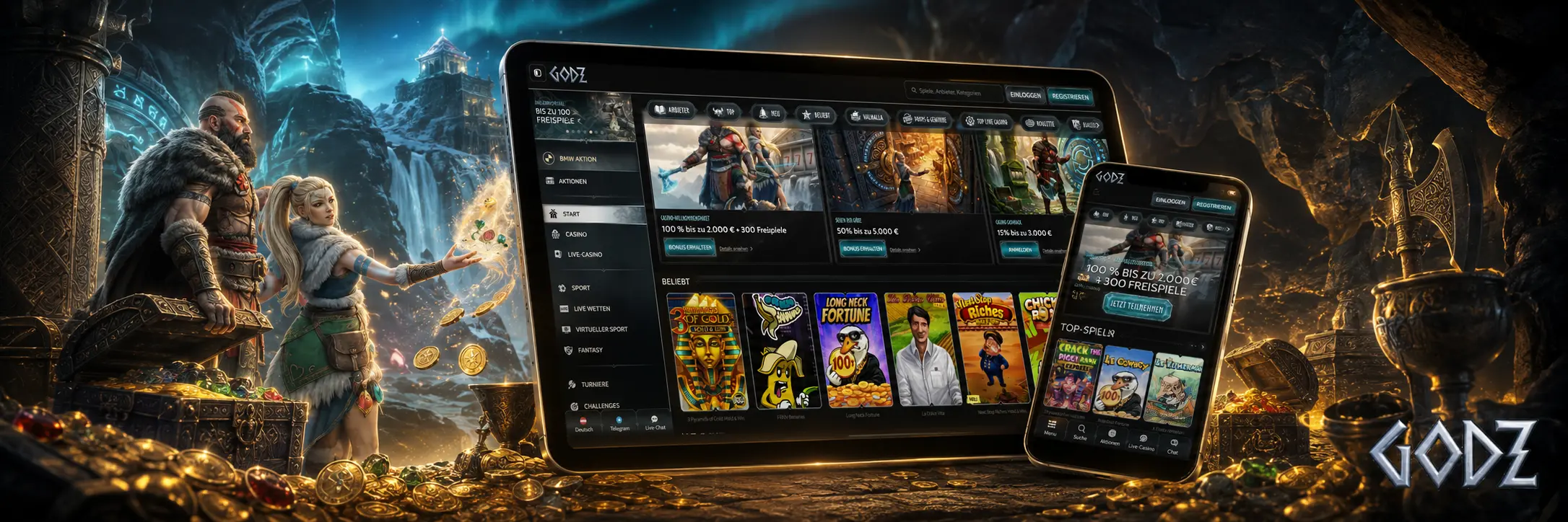 Wöchentliche Aktionen von Godz Casino