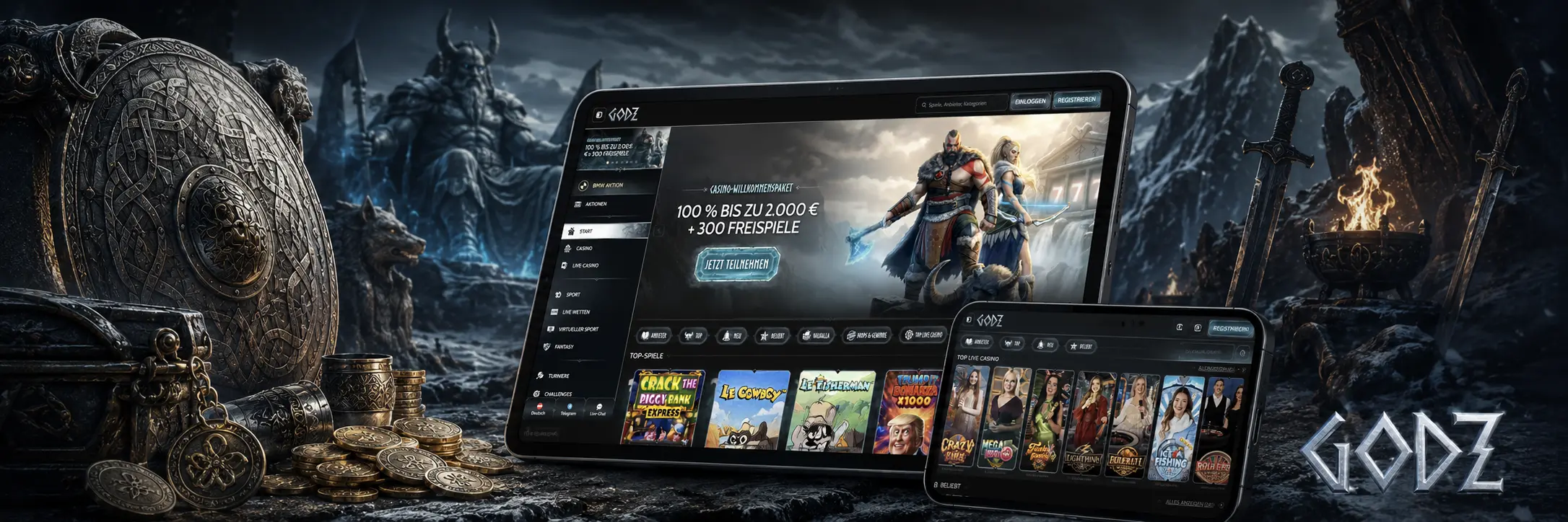 Wie meldet man sich bei Godz Casino an? Wie meldet man sich bei Godz Casino an?